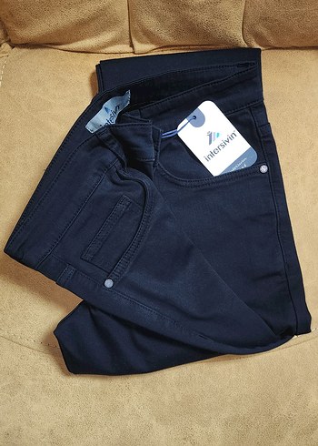 Siyah Süet Erkek Regular Fit Kot Pantolon - Görsel 2