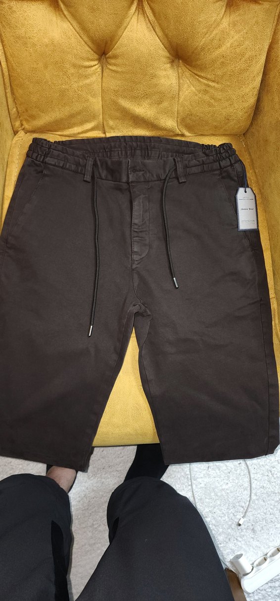 Kahve renk,Erkek Regular Pantolon,%56 tensel, %41 Pamuk,%3 Likra - Görsel 2