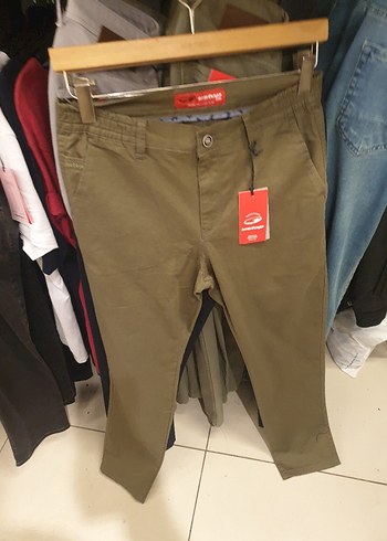Diğer Kemerli Kahverengi Erkek Pantolon