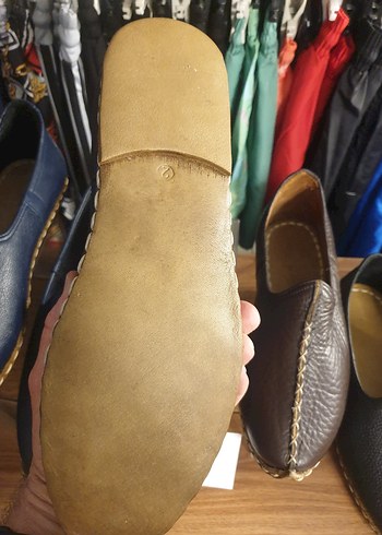 Kahverengi Deri Erkek Espadril 42 ,NO.. - Görsel 6