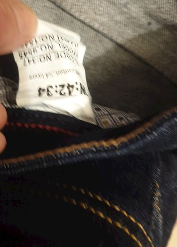 42 Beden mavi Renk ERKEK İÇİN KOT PANTOLON.