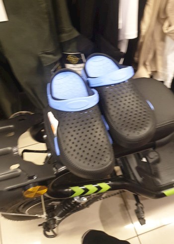 Erkek Lacivert Spor Biker Sandalet Velcro - Görsel 3