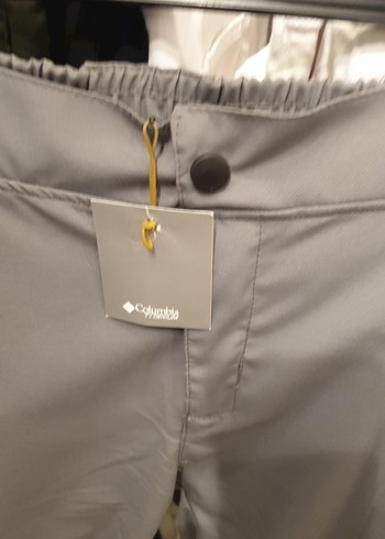 xxl Beden Columbia Gri Bel Detaylı Rahat Kesim Erkek Pantolon