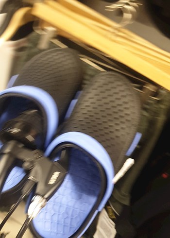 Mavi Siyah Erkek Spor Terlikler GEZER MARKA ORTAPATİK ASTAR. - Görsel 4