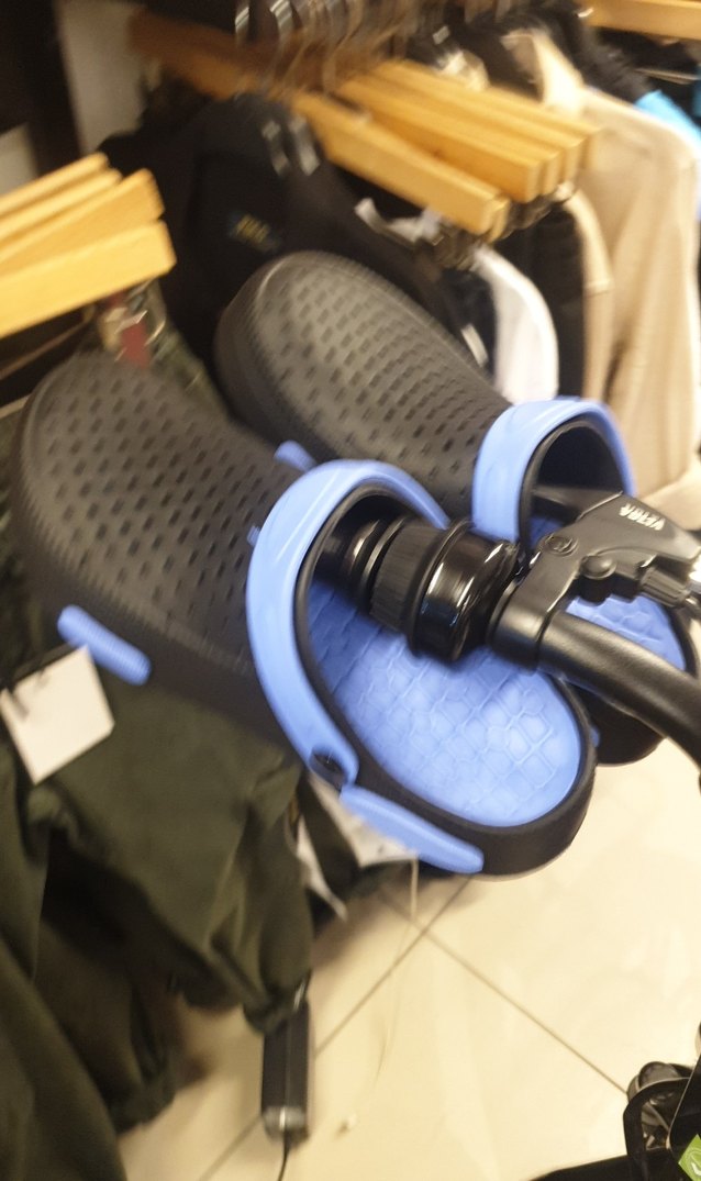 Mavi Siyah Erkek Spor Terlikler GEZER MARKA ORTAPATİK ASTAR. - Görsel 2