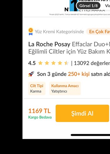 La roche posay effeclar duo - Görsel 3