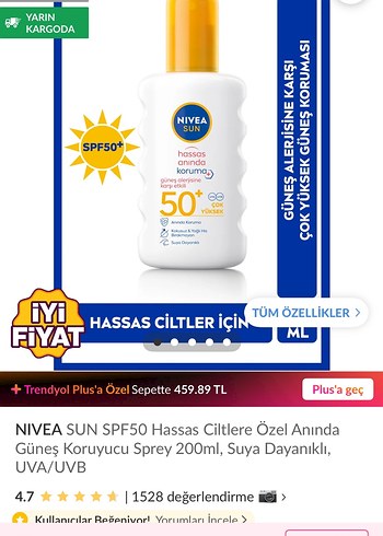 Nivea Sun Kids SPF 50+ Hassas Güneş Spreyi 120 ml - Görsel 3