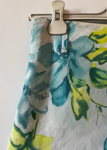 Mavi Çiçek Desenli - Görsel 2