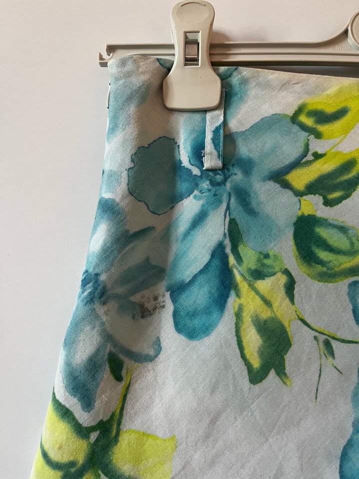 Mavi Çiçek Desenli - Görsel 2