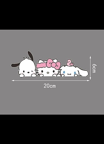 Hello Kitty Hello Kitty araba ezdikeri