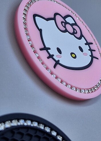 Beden Renk Hello Kitty araba bardak altlığı