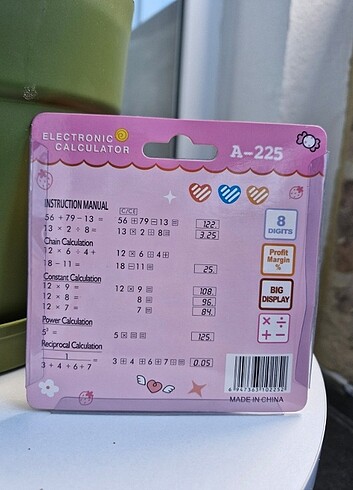 Beden Renk Hello Kitty hesap makinesi