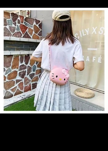 Beden pembe Renk Hello Kitty Çantası