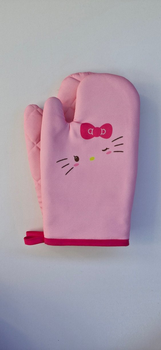 Hello Kitty mutfak eldiveni - Görsel 2