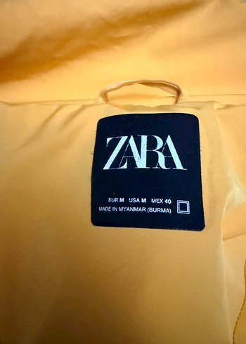 Sarı erkek  Şişme Ceket Yüksek Yakalı - Görsel 2