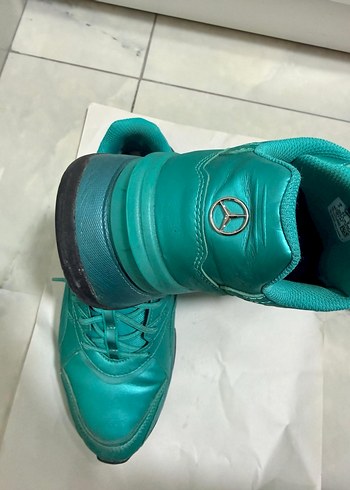 Turkuaz Bağcıklı Spor Ayakkabı - Görsel 3