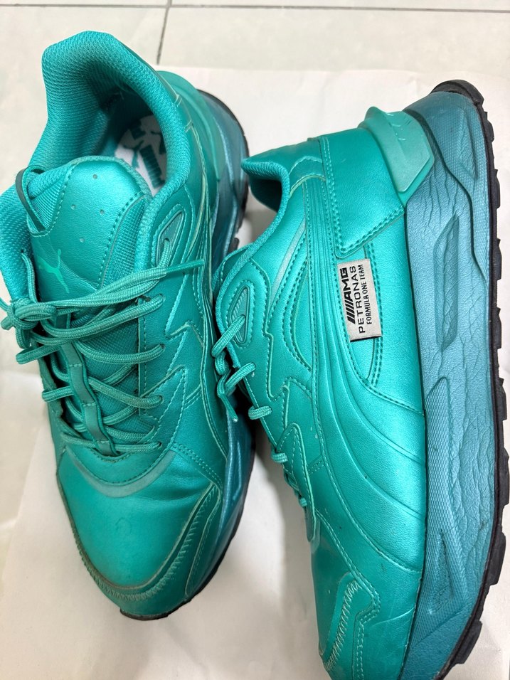 Turkuaz Bağcıklı Spor Ayakkabı - Görsel 2