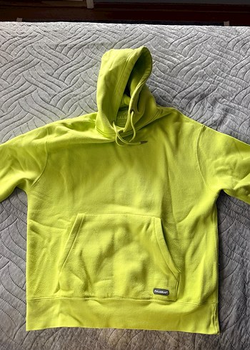 Erkek Sarı Kapüşonlu Sweatshirt - Görsel 2