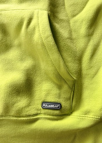 Erkek Sarı Kapüşonlu Sweatshirt - Görsel 4