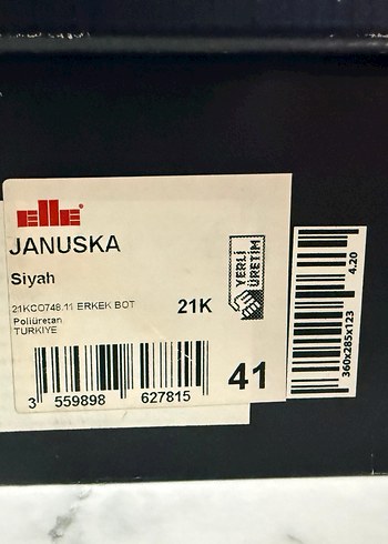 Siyah Fermuarlı erkek Botu - Görsel 4