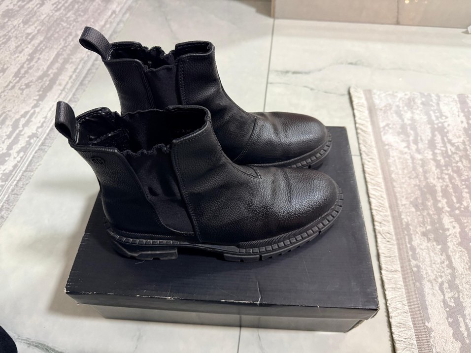 Siyah Fermuarlı erkek Botu - Görsel 2