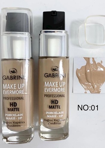 Gabrini HD Mat Porcelain Fondöten No:01