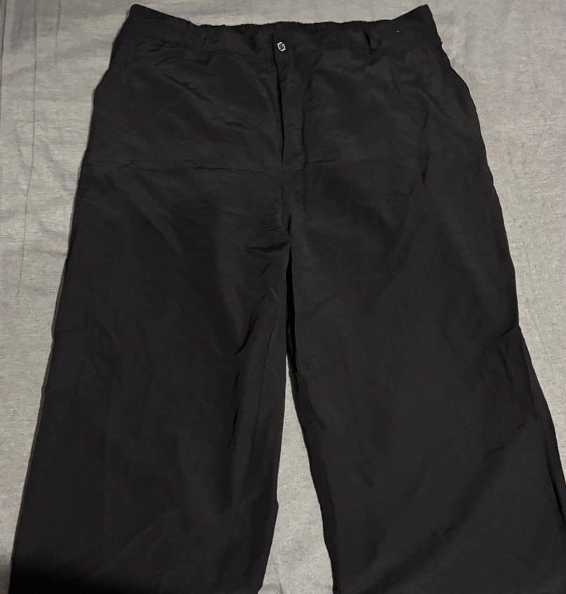 Siyah paraşüt kumaş Fermuarlı Rahat Kesim - Görsel 2