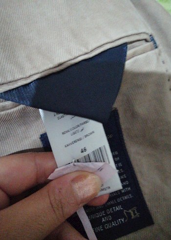 Bej Erkek Keten Ceket, Düğmeli, Regular Fit - Görsel 5