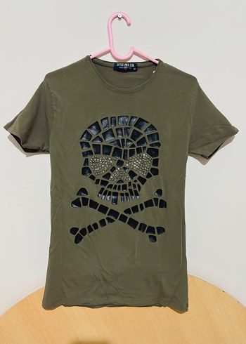 Yeşil Rock Punk Baskılı Tişört - Görsel 2