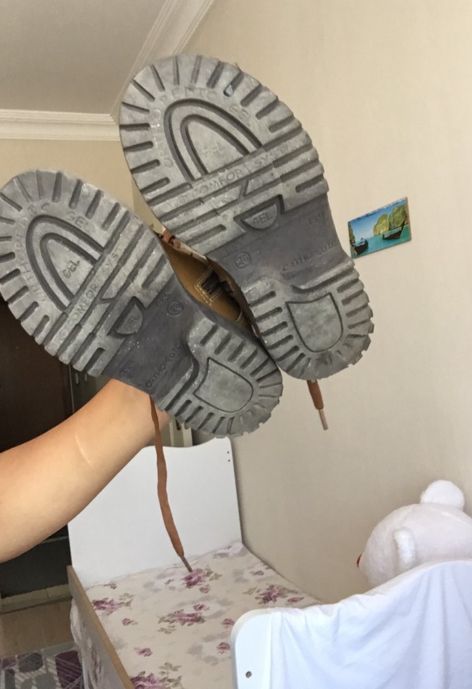 Bej Deri Bağcıklı Erkek çocuk bot - Görsel 3