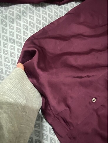 l Beden bordo Renk Saten gecelik
