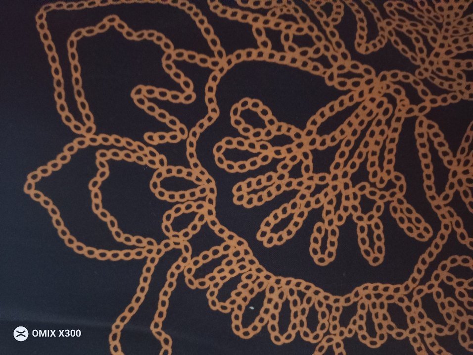 Lacivert Bohem Desenli Kısa kollu tişört - Görsel 3