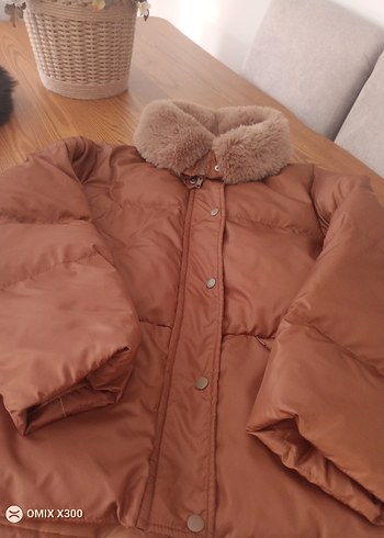 Kahverengi Kadın Kürklü Kış Montu - Görsel 3