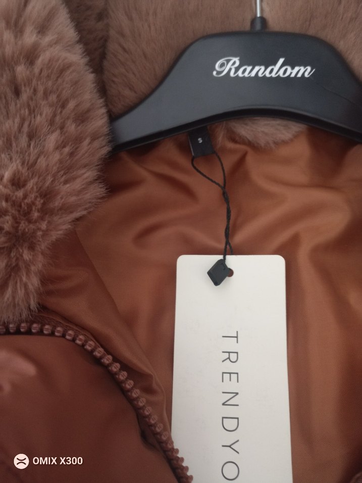 Kahverengi Kadın Kürklü Kış Montu - Görsel 4