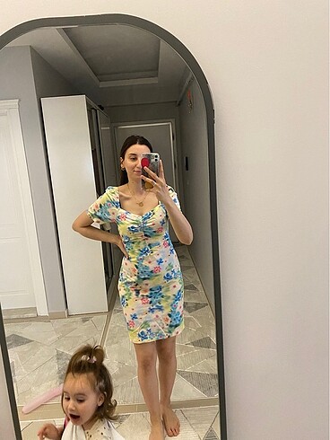 s Beden Lcw kısa elbise