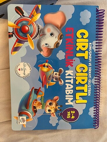 Yükselen Zeka 2-4 yaş cırt cırtlı etkinlik kitabı