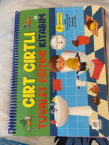 Cırt cırtlı tuvalet eğitimi kitabı