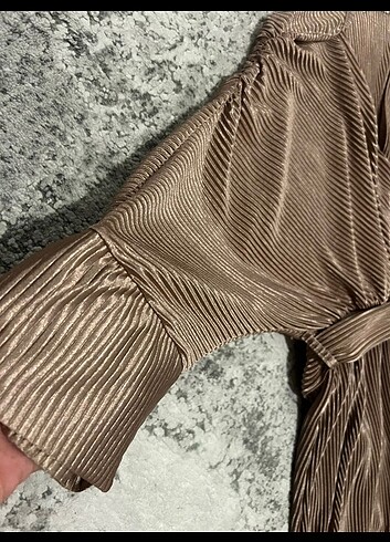 Vizon kendınden ısıltı lı abıye - Görsel 5