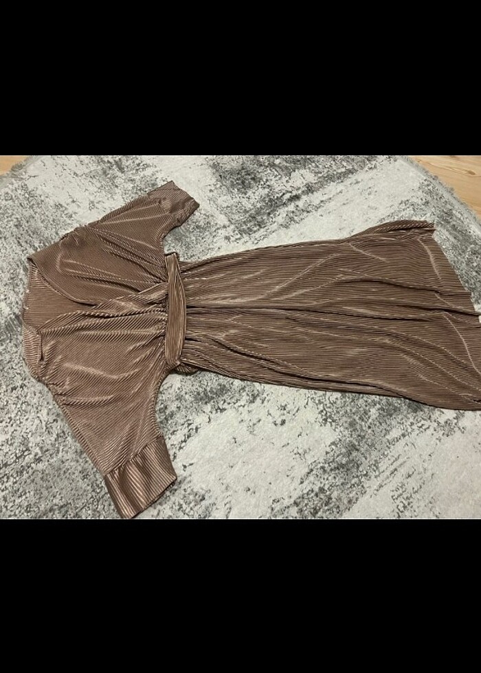 Vizon kendınden ısıltı lı abıye - Görsel 3