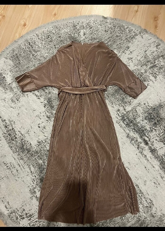 Vizon kendınden ısıltı lı abıye - Görsel 4