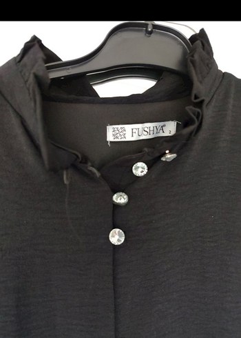 Siyah Fırfırlı Uzun Gotik Elbise - Görsel 3