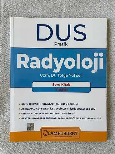 Radyoloji Soru Kitabı Uzm Dt. Tolga Yüksel