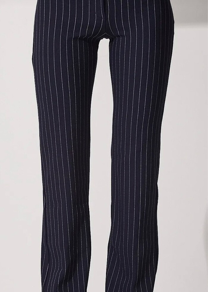 LACİVERT ÇİZGİLİ YELEK TAKIM - Görsel 3