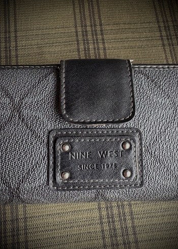 Nine west siyah gri kadın cüzdan - Görsel 2