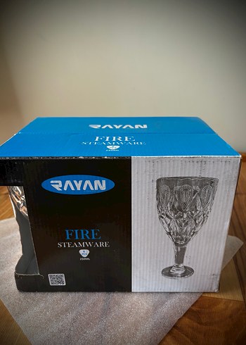 Rayan 6'lı Kristal Görünümlü Kadeh Seti - Görsel 2