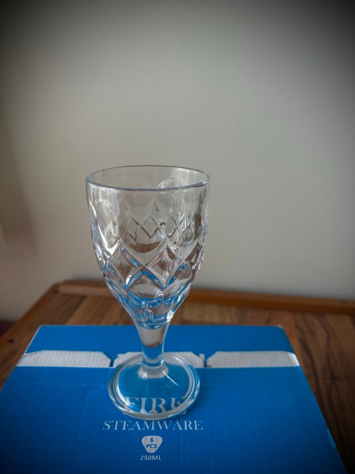 Rayan 6'lı Kristal Görünümlü Kadeh Seti - Görsel 3