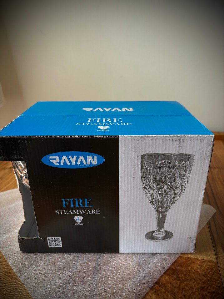 Rayan 6'lı Kristal Görünümlü Kadeh Seti - Görsel 2