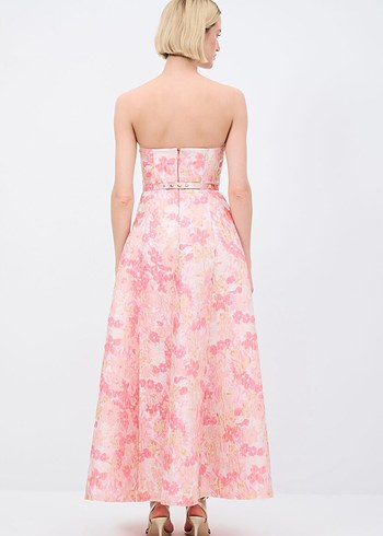 Adl Mert Aslan Straplez Jakar Elbise - Görsel 3