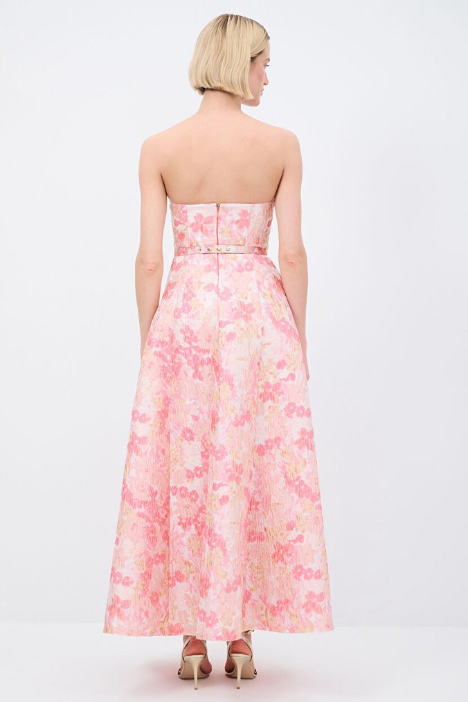 Adl Mert Aslan Straplez Jakar Elbise - Görsel 3