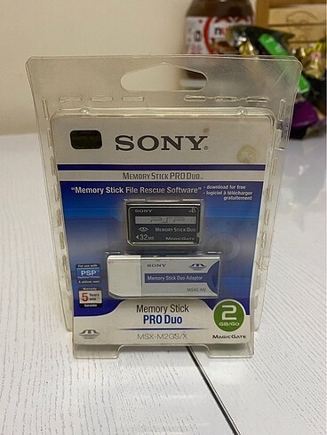 Sony 32 mb memory stick hafıza kartı